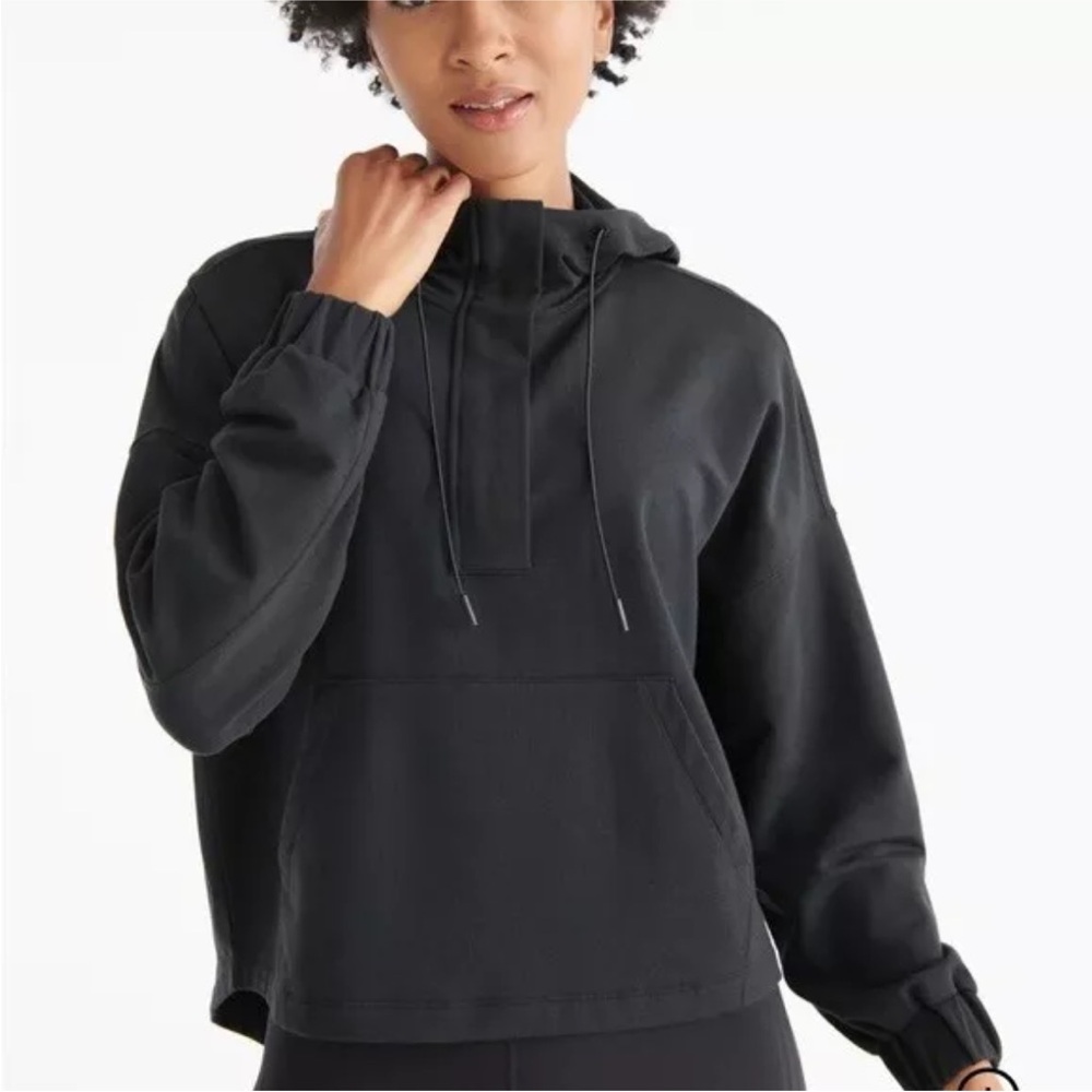 Knix good to go Black half zip breathable pullover Hoodie LAST PRICE